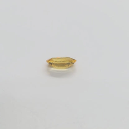 Unheated Yellow Sapphire 0.96 ct - Oval Mixed Cut, Rare Sri Lankan Gem